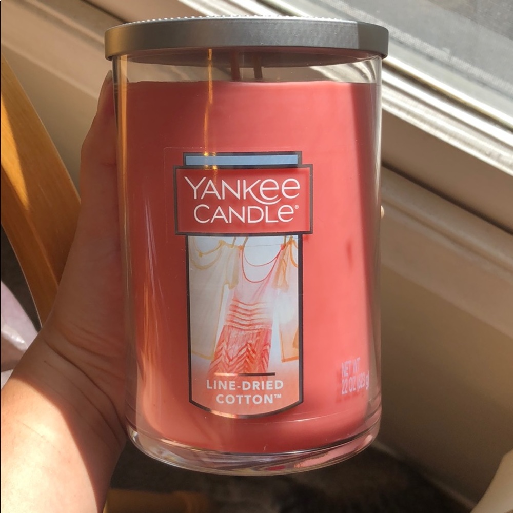 Yankee Candle Line Dried Cotton Large Tumbler